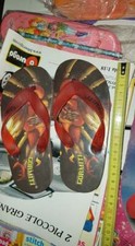 4-5 Anni ciabattine infradito bimbo Gormiti nuove plastica