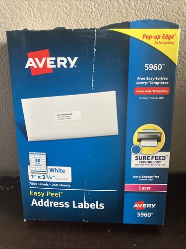 Avery 5960 etichette laser - avery,