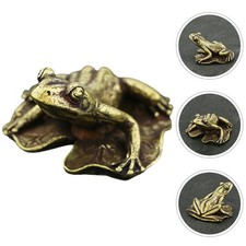 Ornamenti di rana in ottone