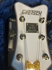 Gretsch IL FALCO BIANCO piastra paletta oro con viti