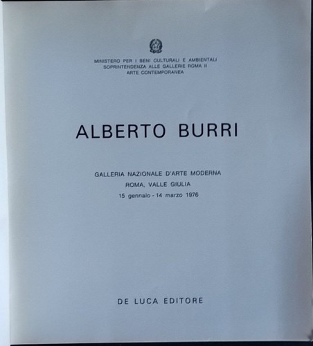 Alberto burri - alberto,