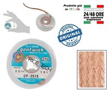 150cm 2.5mm Goot Wick Desoldering Braid Solder Remover Wick Cable Wire CP-2515