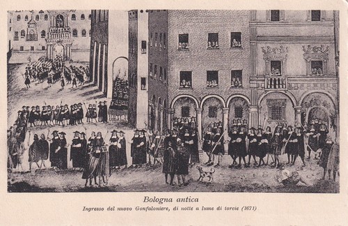 Cartolina bologna antica - cartolina,
