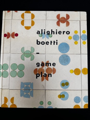 Alighiero boetti game plan - plan, by
