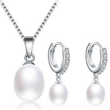 SET GIOIELLI PERLE FLORAY