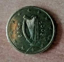 10 euro cent Eire 2002 Irlanda Ireland Moneta Divisionale Centesimi € Ten Cents