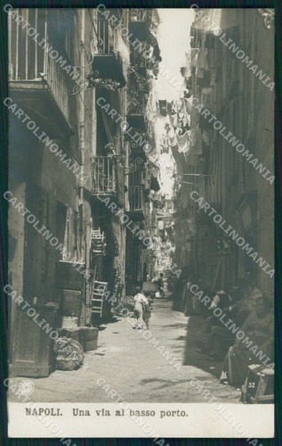 Napoli città via basso porto - città,