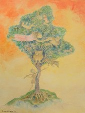 Liber FRIDMAN (Buenos Aires 1910-2003) En la alborada del tiempo 36x27 anno 1983