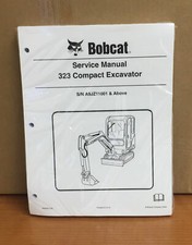 Bobcat 323 Compact Escavatore Manuale di Servizio Officina Libretto Riparazione 2 Pezzi # 6986958