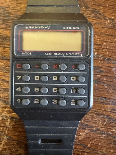 Sanyo calcolatrice orologio - sanyo,