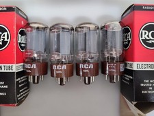 4x 5881 / 6L6WGB RCA USA (NOS