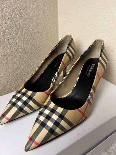 Burberry check décolleté - burberry,