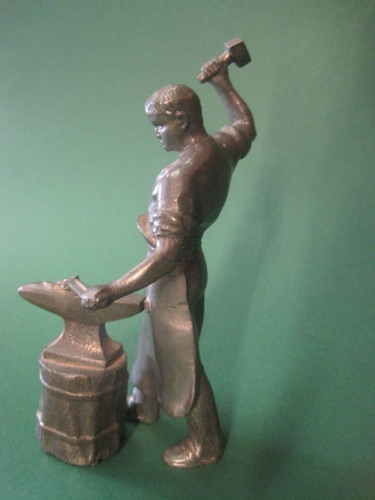 Manico fabbro sull incudine - fabbro, sull'incudine