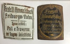 2 TARGHE antiche  originali