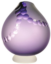 ANDREW SHEA Art Glass Amethyst
