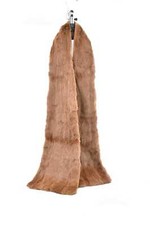 Collo Di Pelliccia Marrone