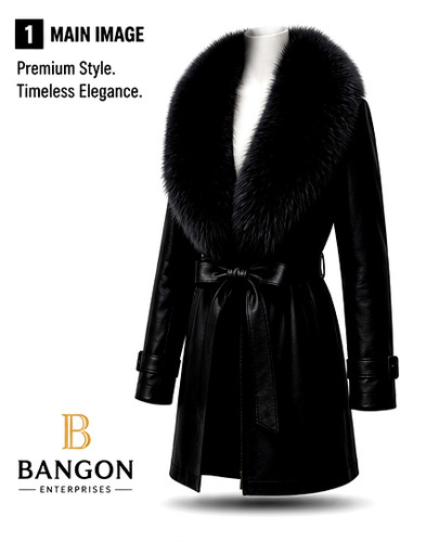 Cappotto donna vera pelle - , nero