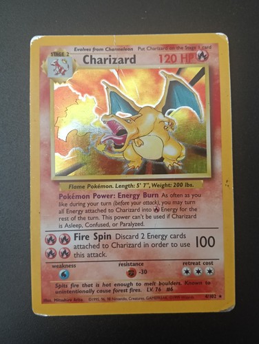 Charizard holo set base - charizard,
