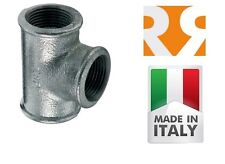 TEE T DA 1/2" IN GHISA ZINCATO RACCORDERIA ZINCATA RACCORDI IDRAULICI ZINCATI 