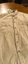 BRANDIT Camicia Tg XL uomo militare casual cotone Vintage Shirt Camel