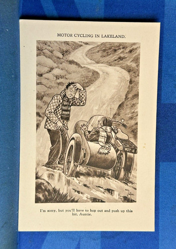 Reg carter comic postcard - reg,