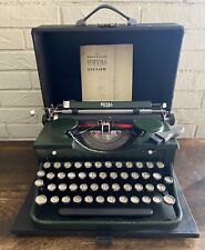 Royal ✨Macchina X Scrivere + Custodia Manuale Ecc”Originale Del 1920 Funzionante
