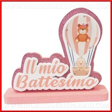 MONGOLFIERA BATTESIMO ROSA