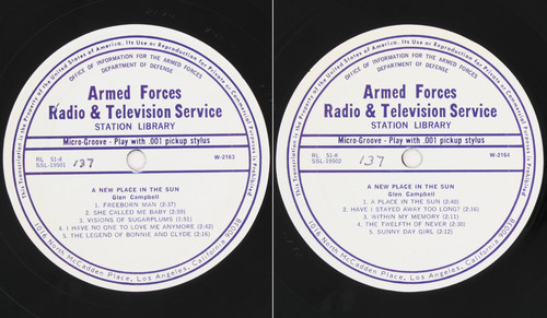1969 afrts glen campbell - afrts, new