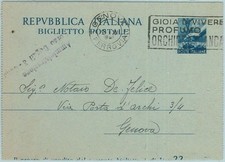 67425 - ITALIA - Storia Postale - FRANCOBOLLO su CANCELLERIA: PROFUMO Orchidea 1941