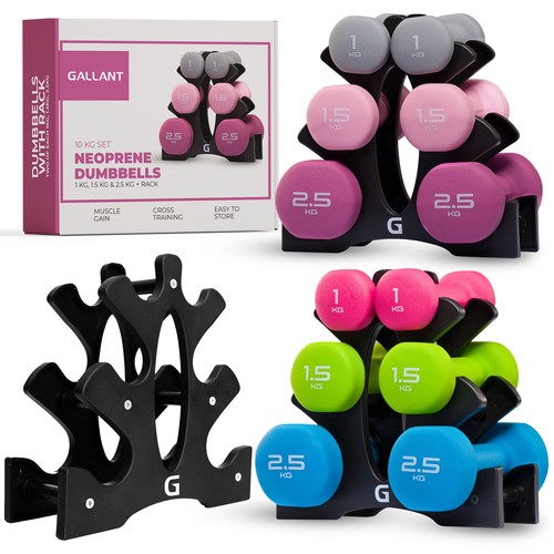 Pesi manubri neoprene 3 - manubri,