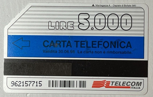 Carta telefonica nuovo numero - carta,