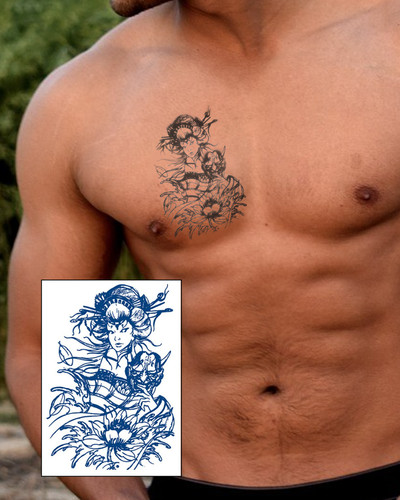 Semi permanent tattoo - semi,