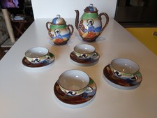 Set/ Servizio  da tè giapponese SATSUMA  dipinto a mano ANNI 20