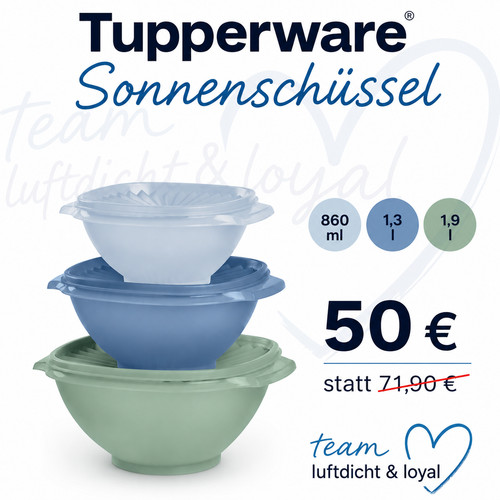 Tupperware ciotola solare trio - tupperware,