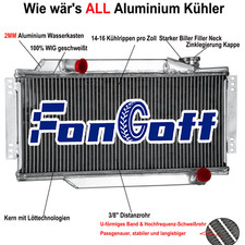 2 file radiatore alluminio per