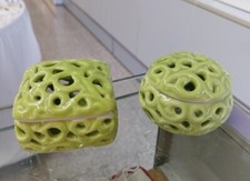 Scatolina ceramica traforata