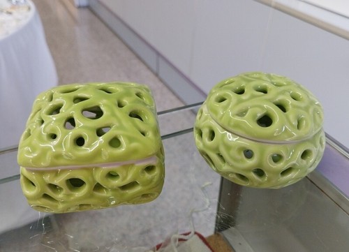 Scatolina ceramica traforata