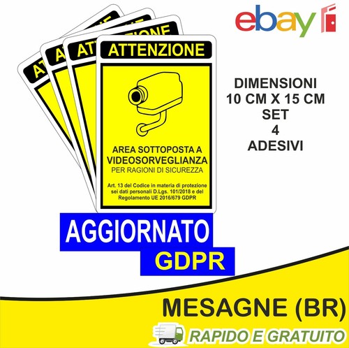 Adesivo cartello area - cartello,