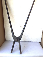 Antica Pinza per fabbro forgia  mai usata in ferro battuto beccuccio rotondo