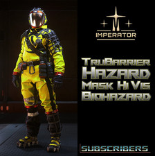 Star Citizen - TRUBARRIER HAZARD SUIT AND MASK - HI-VIS BIOHAZARD