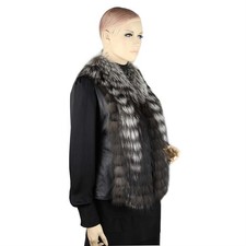 Gilet da donna giacca di volpe