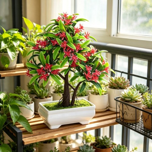 Bonsai artificiale pino 24 - di,