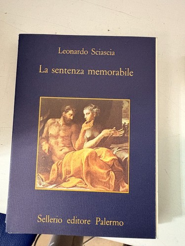 Sciascia la sentenza - -,