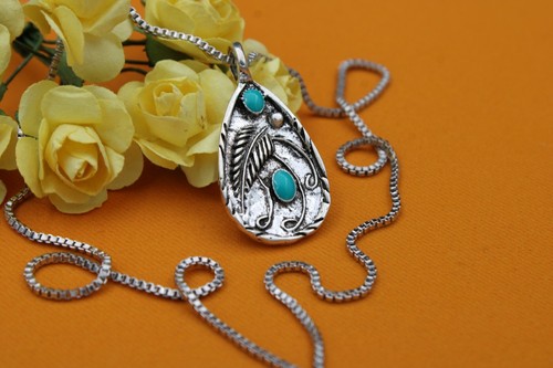 Collana piuma catena donna - collana,
