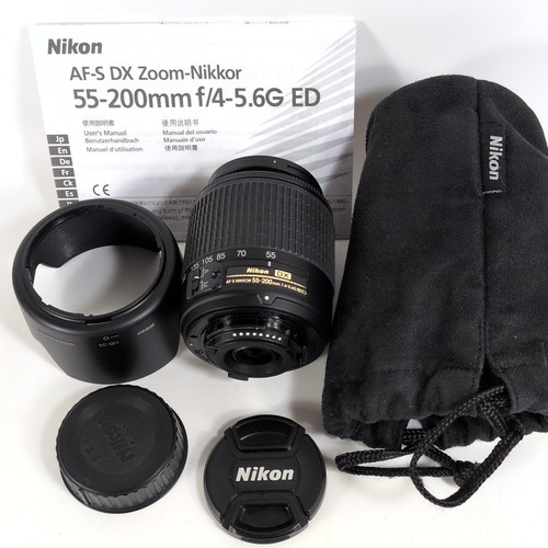 Nikon nikkor 55 200 mm - af-s,