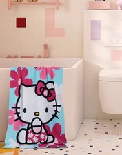 Telo mare piscina Hello Kitty rosa fiore 27 pollici x 54 pollici di Sanrio