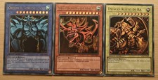 Yu-Gi-Oh Le 3 Divinità Egizie Drago Alato di Ra Obelisk Slifer Ultra LC01 Yugioh
