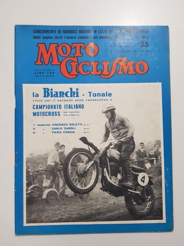 Motociclismo 1959 bianchi - 35,