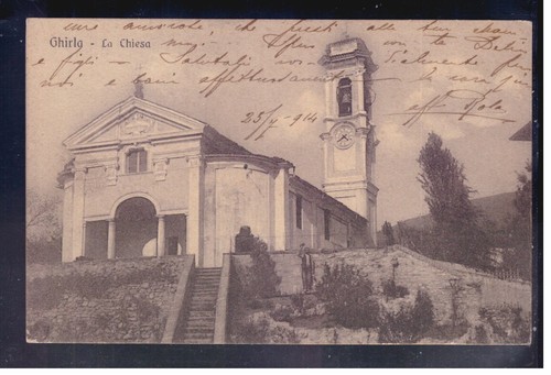 Cartolina ghirla chiesa - la,