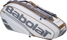 Pure Wimbledon - 6 Supporti per Racchette Da Tennis (Bianco), 75 X 32 X 32 Cm